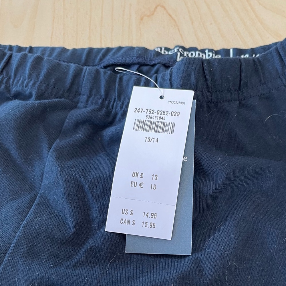 Abercrombie kids navy blue leggings